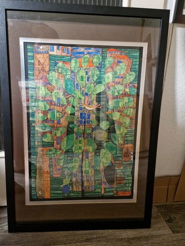 Hundertwasser bild singender - hundertwasser,