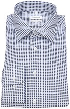 Seidensticker Hemd Slim Fit Performance Shirt Kentkragen blau / weiß - ohne OVP