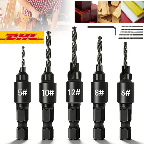 5tlg 2mm 5mm holzbohrer - 5tlg, 2mm-3.5mm