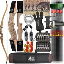 60" Recurve Bogen Carbonpfeile