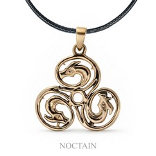 Bronze Triskele Anhänger mit