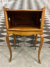 KONSOLE KOMMODE BAROCK STIL EICHE MASSIV MESSING APPLIKEN BOCKBEINE