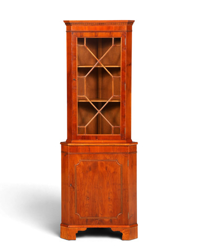 Englische eckvitrine eibe - englische,