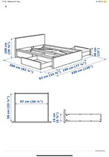 Bettgestell Malm Doppelbett mit Bettkästen Ikea Bettrahmen