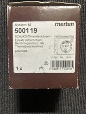 Merten System M Timersteckdose