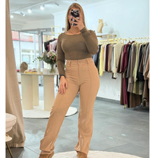 Hose Lang Damen Aylin Beige