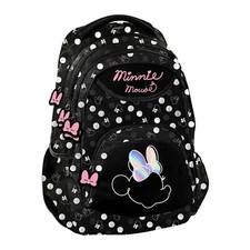 Paso Minnie Schulrucksack Seitentaschen Rucksack Reißverschlusstasche Gurte