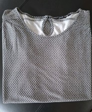 Opus Shirt 42 Schwarz Weiß