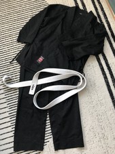 Ninja-DOJO Kampfanzug schwarz Gr.140/146~ Top