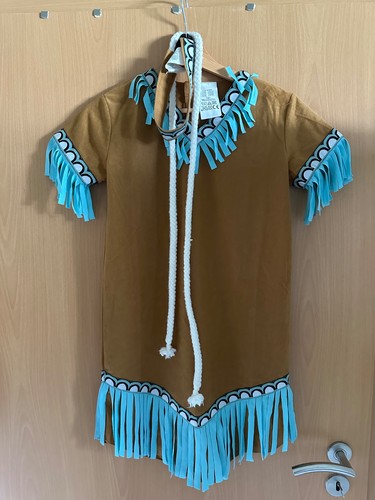 Indianerin kleid kinder - indianerin,
