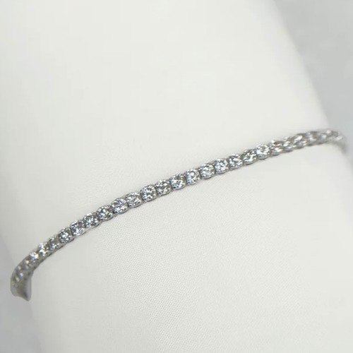 Platin tennisarmband diamant - tennisarmband,