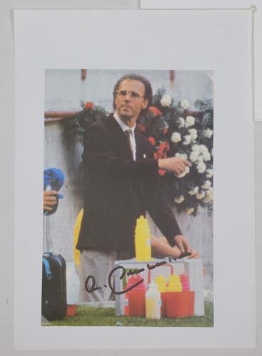 Autogramm franz beckenbauer - autogramm,