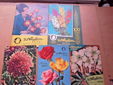 5 x  DDR  Blumen  - Pflanzen   Kataloge  -  M.L. Chrestensen  Erfurt  -