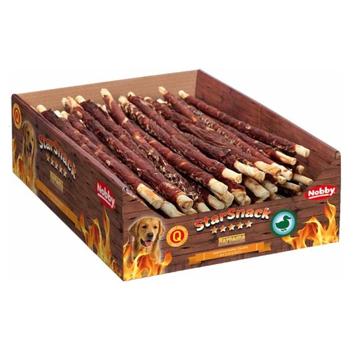 Nobby starsnack wrapped duck - nobby, l