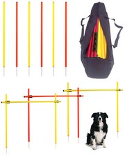 Agility-​Set "SLALOM & HÜRDEN" mit Slalomstangen, Hürden & Tasche