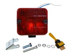 1x HP NEBELSCHLUSSLEUCHTE RÜCKLEUCHTE UNIVERSAL 12V 21W MIT SCHALTER 28230