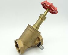 Schrägsitzventil mit Entleerung CIM 74 Muffen Absperrschieber Bronze 2" PN20