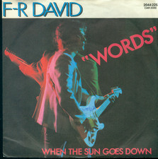 7" F. R. David/Words (D)
