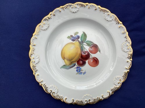 Meissen prunkteller knaufzeit - meissen,