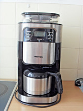 Kaffeemaschine mit Mahlwerk und Thermoskanne, Medion MD19777, Kaffeevollautomat