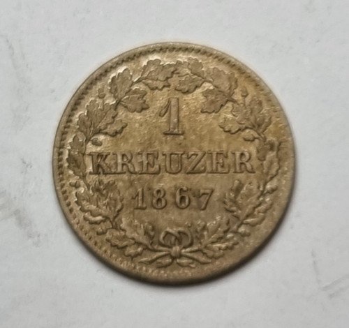 Bayern kreuzer 1867 - 1,