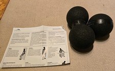 Massageball - Set 2 Teile schwarz