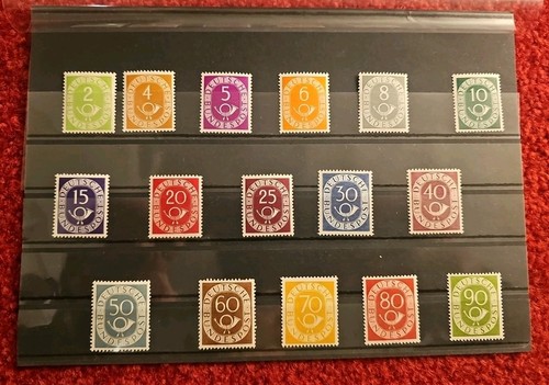 Brd 1951 minr - brd, 123-138
