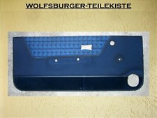 GOLF 1 CABRIO Türverkleidung Quartetwürfel mauritiusblau Fahrerseite vorn