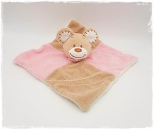 *•… babylove / dm - Schmusetuch Maus - rosa beige - 22 x 22 cm - RARITÄT …•*