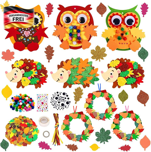 Bastelset herbst für kinder - bastelset,