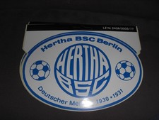 Hertha BSC Berlin   Aufkleber Sticker Oval ca 17 cm lang 11,5 cm hoch Fußball