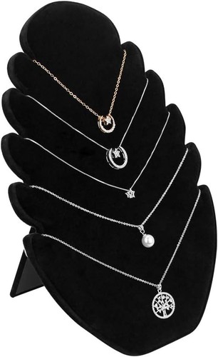 Samt halskette schmuck display - samt,