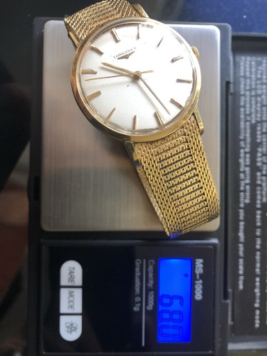 Gold uhren herren - gold, 750-longines