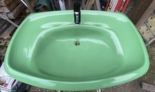 V+B Waschbecken Waschtisch Villeroy&Boch Breite 92cm oasis grün RAR 70/80er groß