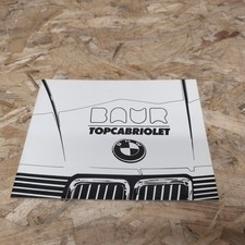 BMW E30 BAUR Top-Cabriolet Betriebsanleitung Rarität Selten 