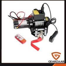 Elektrische Seilwinde 3000LBS Motorwinde Seilzug ATV Synthetisches Elektrowinde