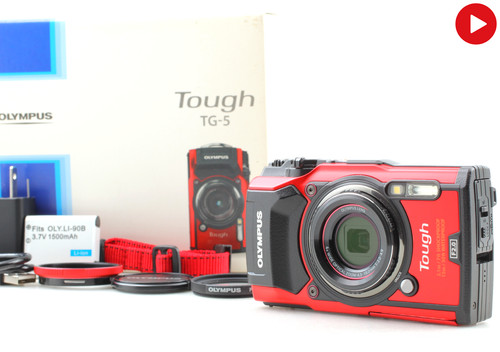 Olympus tough red 12mp - olympus, tg-5
