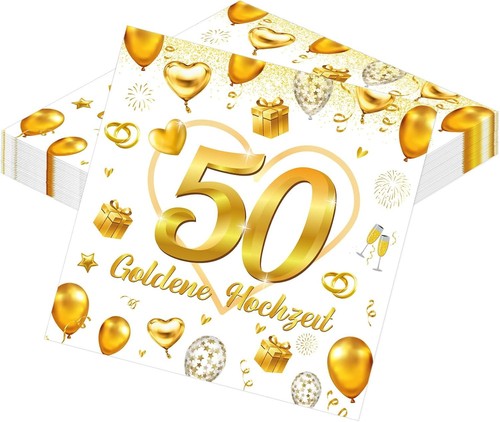 Stück servietten goldene - stück,
