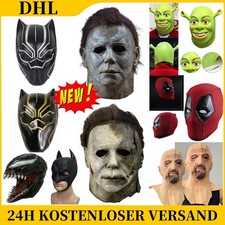 2025 Unisex Erwachsene Halloween Party Latex Maske Horrormaske Cosplay Kostüme