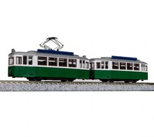 Kato Spur N K14806-2 Straßenbahn Classic grün Triebwagen und Anhänger Neu OVP
