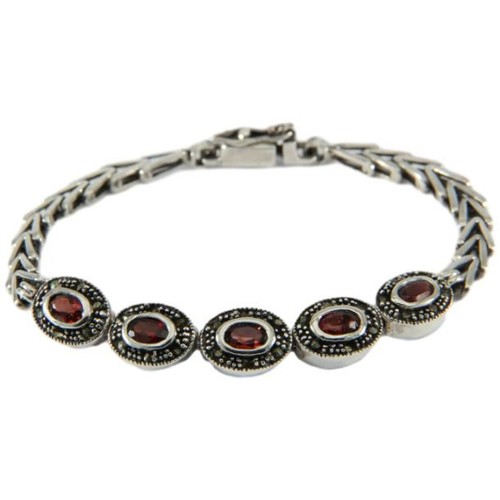 925er silber armband mit - silber,