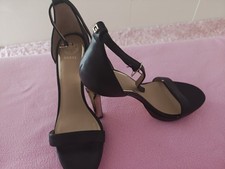 guess high heels 40 Schwarz/Gold 14 cm Absatz,Riemenschnalle Neu 