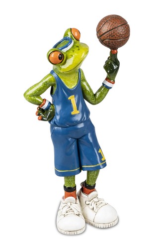 Deko frosch mann handballer - frosch,