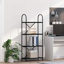 Bücherregal Holz Standregal DVD-Regal Büroregal für Küche Büro Wohnzimmer Regal