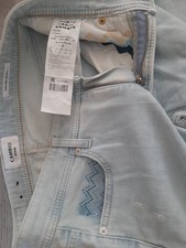 Cambio,Paris, Hose,Gr.38,Jeans,blau,Swarovski Stretch,Glitzer,cropped, Denim,neu