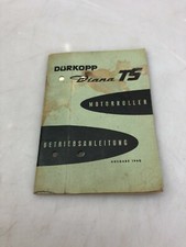 DÜRKOPP DIANA TS Motorroller Original Betriebsanleitung 1960 Oldtimer /22