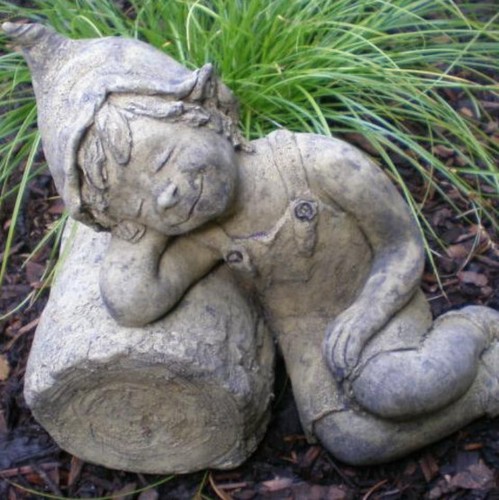 Steinfigur garten hunsrück - garten,