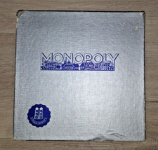 Vintage Monopoly Silber Edition 60er Jahre Gesellschaftsspiel Brettspiel