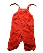 Süße Original Baby Latzhose von Petit Bateau Größe 6M 68 Rot