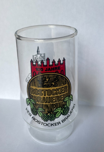 Glas rostocker brauerei - rostocker, ddr
